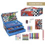 Cerdá Set de papeterie colorable Avengers - Maletin 26 x 10 x 13 cm - Bleu - À partir de 3 ans