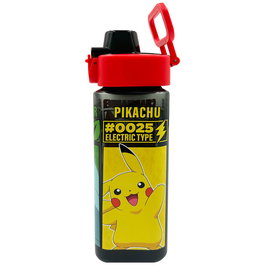 Cantimplora carrée Pokemon 500ml - Gourde isotherme en acier inoxydable pour enfant