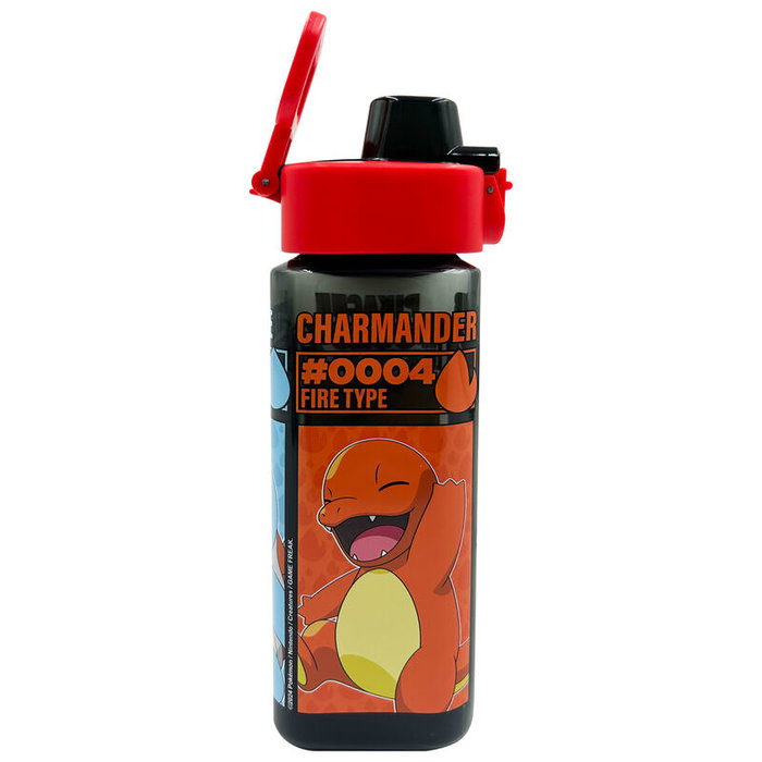 Cantimplora carrée Pokemon 500ml - Gourde isotherme en acier inoxydable pour enfant