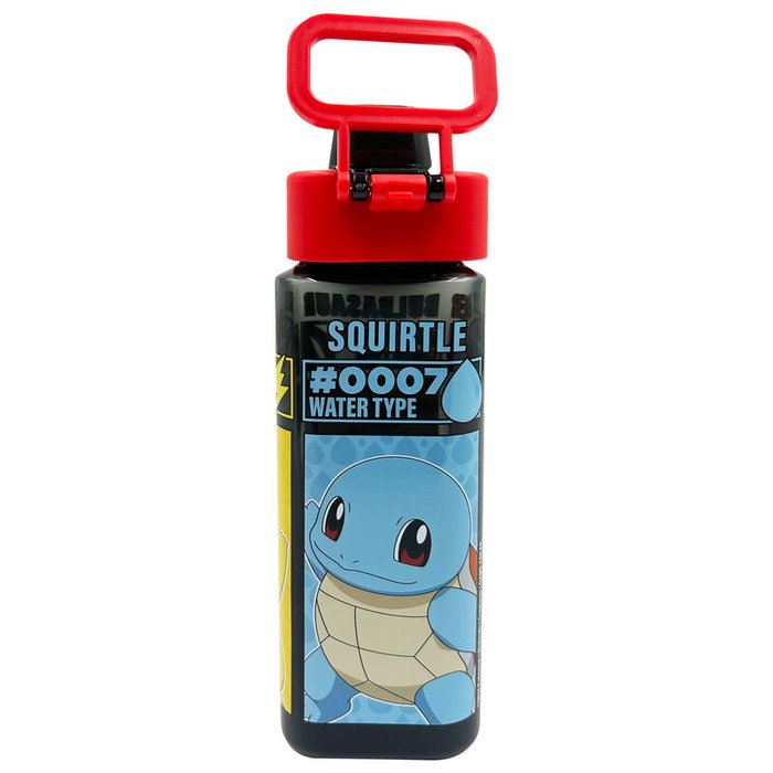 Cantimplora carrée Pokemon 500ml - Gourde isotherme en acier inoxydable pour enfant