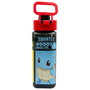 Cantimplora carrée Pokemon 500ml - Gourde isotherme en acier inoxydable pour enfant