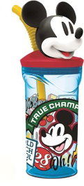 Stor Figurita 3D Mickey True Champions 360 ml - Verre à motif Mickey Mouse, 3D