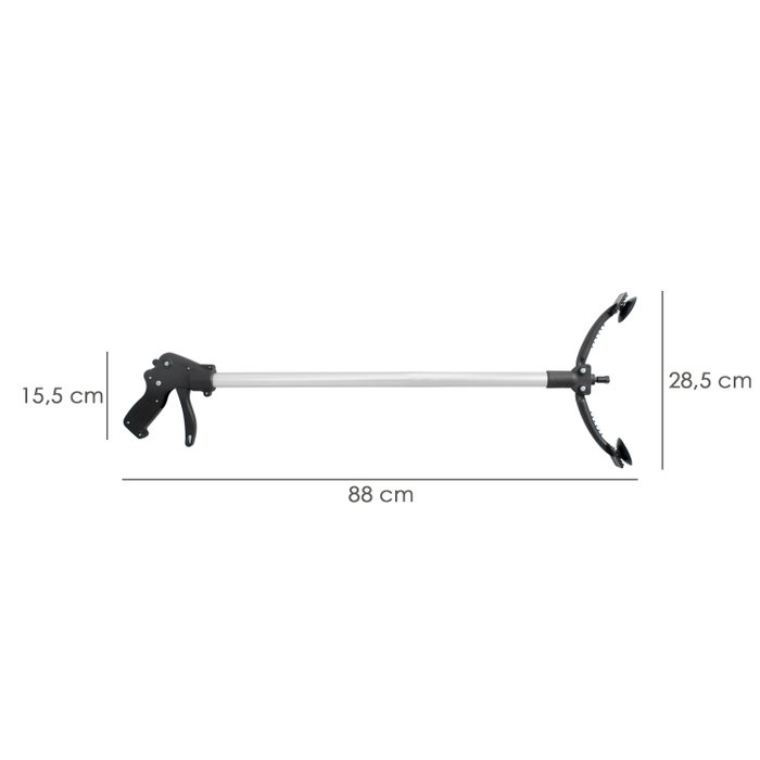 WOLFPACK LINEA PROFESIONAL Pinza de 88 cm en aluminium avec ventouses