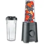 Severin SM3753 Mix & Go Blender Mixeur 320 W 2 gourdes 600 ml 2 vitesses 4 lames aiguisées Noir