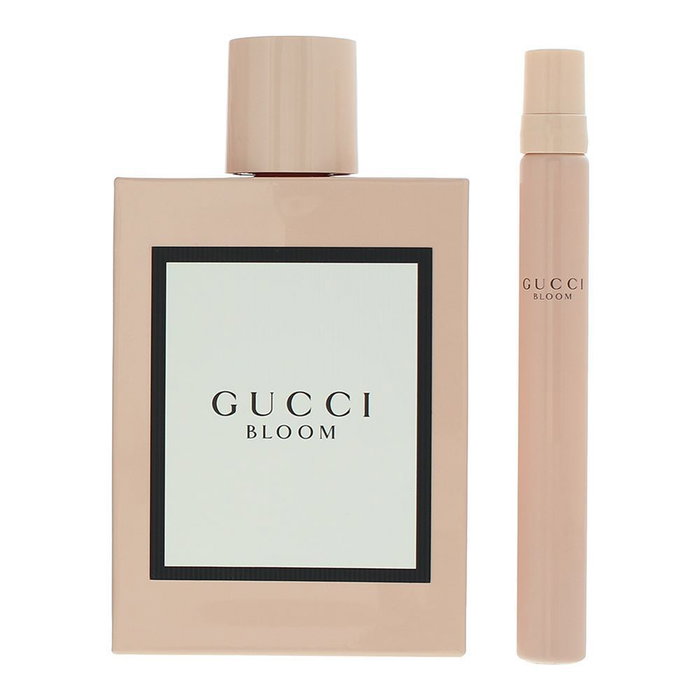 Gucci Bloom Eau de Parfum pour Femme Coffret Cadeau avec 100 ml + Miniature 10 ml Gucci Bloom Eau de Parfum pour Femme Coffret Cadeau avec 100 ml + Miniature 10 ml