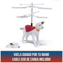 Spin Master Figura DC Comics Krypto Le Super Chien Volant - Jouet Volant de 19 cm avec Recharge USB, pour Enfants de 4 Ans et Plus