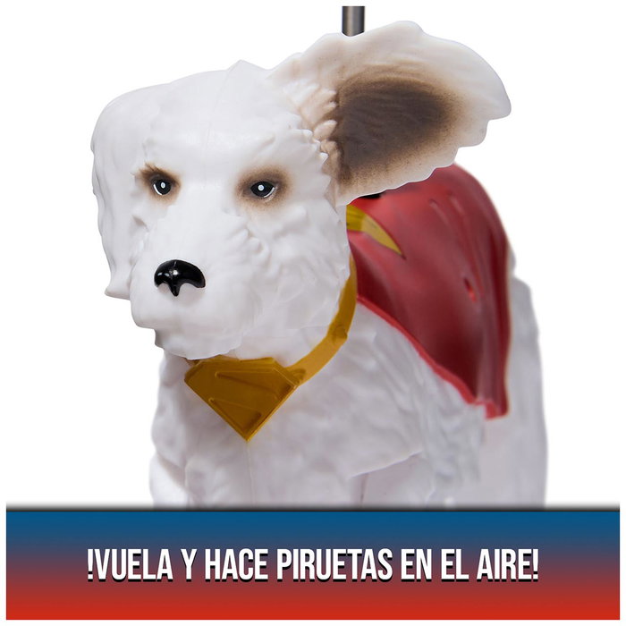 Spin Master Figura DC Comics Krypto Le Super Chien Volant - Jouet Volant de 19 cm avec Recharge USB, pour Enfants de 4 Ans et Plus