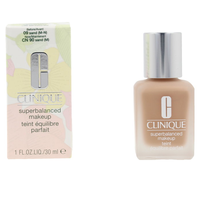 Clinique Fluide SUPERÉQUILIBRÉ #09-sable - Fond de teint hydratant régulateur pour peaux mixtes - 30 ml Clinique Fluide SUPERÉQUILIBRÉ #09-sable - Fond de teint hydratant régulateur pour peaux mixtes - 30 ml