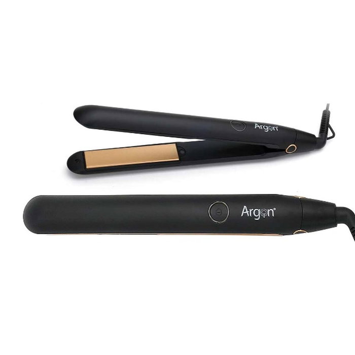 ARGON Plancha para el pelo 35W Negro-Oro ARGON Plancha para el pelo 35W Negro-Oro