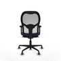 Piqueras y Crespo Chaise de Bureau 2D036G0 Bleu