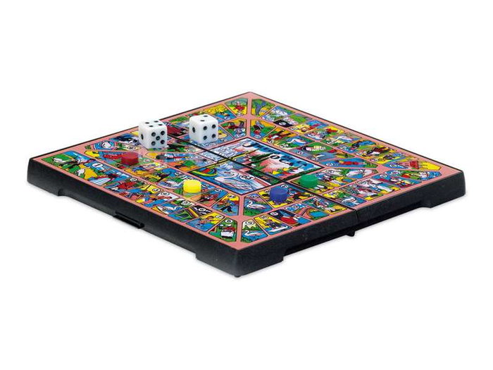 Cayro - Oca Magnétique Petit, Jeu de société magnétique pour enfants à partir de 3 ans (5 ans recommandé), en plastique, pour 2 joueurs