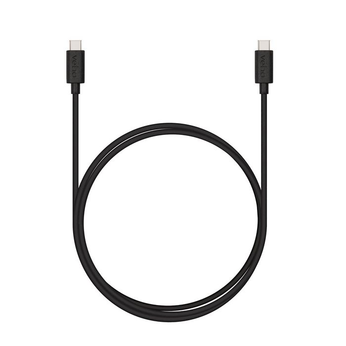 Veho Câble USB-C vers USB-C de Charge et Synchronisation 60W 1m - Transfert de Données Ultra-Rapide 480 Mbps, Finition Caoutchouc Tacton Noir Veho Câble USB-C vers USB-C de Charge et Synchronisation 60W 1m - Transfert de Données Ultra-Rapide 480 Mbps, Finition Caoutchouc Tacton Noir