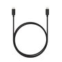 Veho Câble USB-C vers USB-C de Charge et Synchronisation 60W 1m - Transfert de Données Ultra-Rapide 480 Mbps, Finition Caoutchouc Tacton Noir