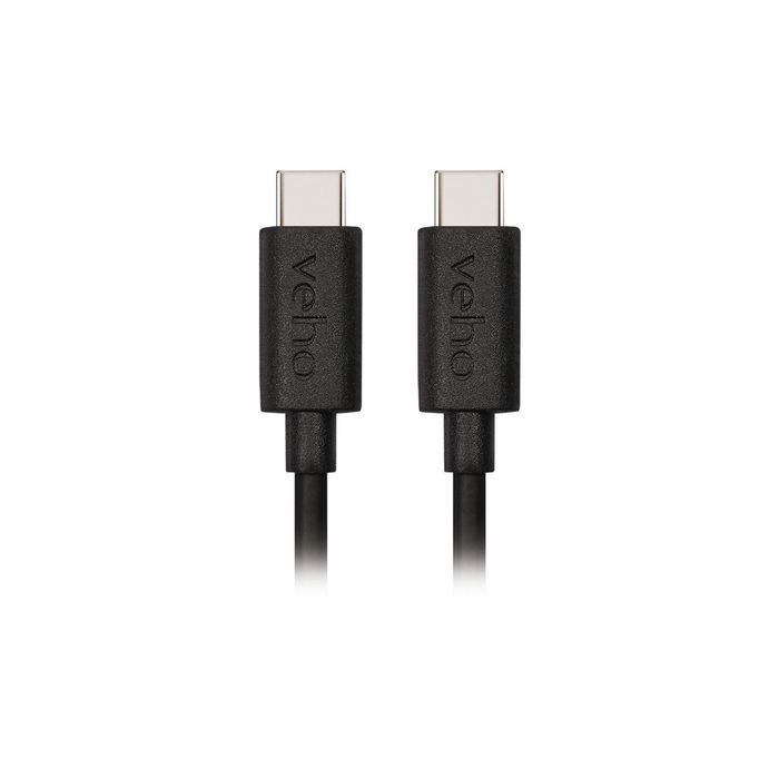 Veho Câble USB-C vers USB-C de Charge et Synchronisation 60W 1m - Transfert de Données Ultra-Rapide 480 Mbps, Finition Caoutchouc Tacton Noir Veho Câble USB-C vers USB-C de Charge et Synchronisation 60W 1m - Transfert de Données Ultra-Rapide 480 Mbps, Finition Caoutchouc Tacton Noir