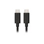 Veho Câble USB-C vers USB-C de Charge et Synchronisation 60W 1m - Transfert de Données Ultra-Rapide 480 Mbps, Finition Caoutchouc Tacton Noir