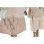 Décorations de Noël Home ESPRIT Blanc Beige 25 x 18 x 44 cm (2 Unités)