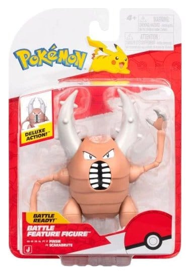 Jazwares Pokémon Battle Feature Figure figurine Pinsir