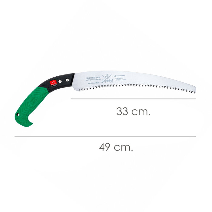 SAMURAI Scie courbe c-330-lh avec manche en plastique 330 mm SAMURAI Scie courbe c-330-lh avec manche en plastique 330 mm