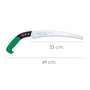 SAMURAI Scie courbe c-330-lh avec manche en plastique 330 mm