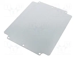 FIBOX Plaque de montage en acier zinc 215x264mm