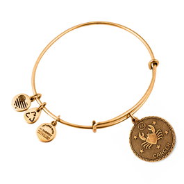 Alex And Ani Bracelet Cancer Doré