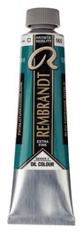 Rembrandt Peinture à l'huile Bleu turquoise phtalo 565, 40 ml