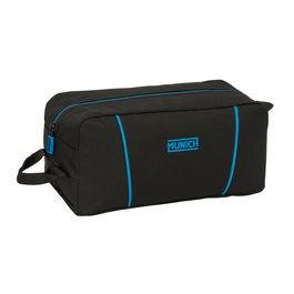 Range-Chaussures de Voyage Munich Road Bleu Noir 34 x 15 x 18 cm