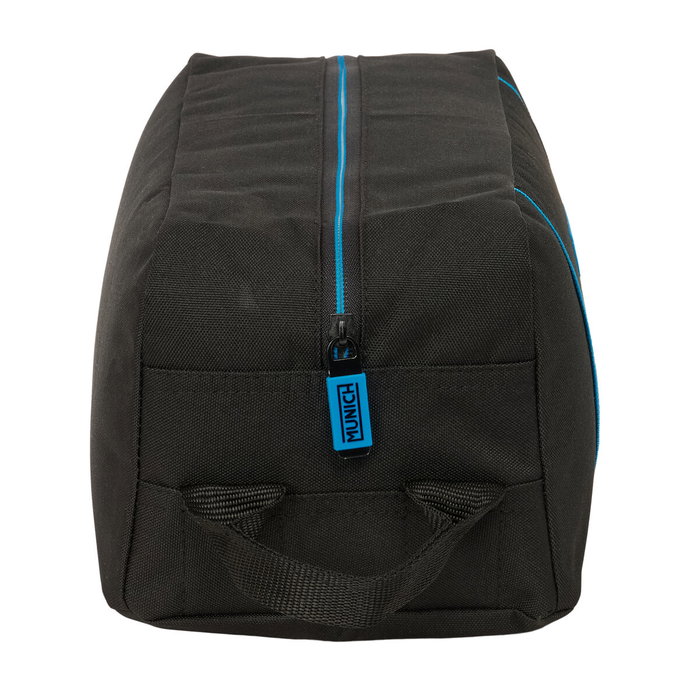 Range-Chaussures de Voyage Munich Road Bleu Noir 34 x 15 x 18 cm