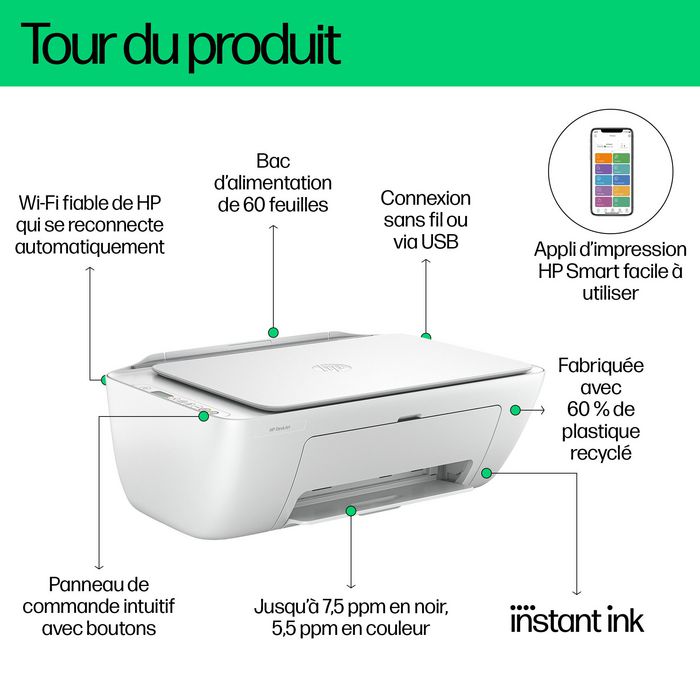 HP DeskJet 2810e Tout-en-un HP DeskJet 2810e Tout-en-un