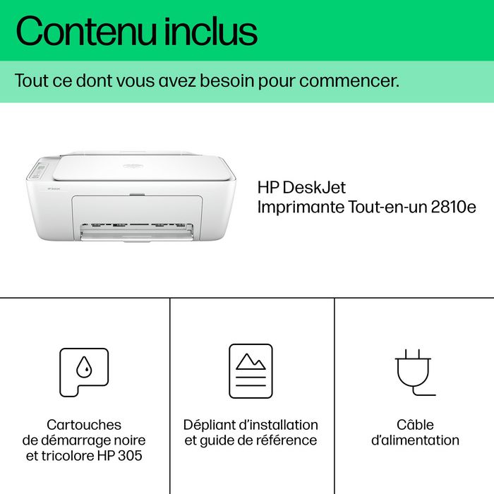 HP DeskJet 2810e Tout-en-un HP DeskJet 2810e Tout-en-un