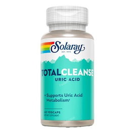 Solaray Total Cleanse Uric Acid 60 Gélules Complément Alimentaire Acide Urique