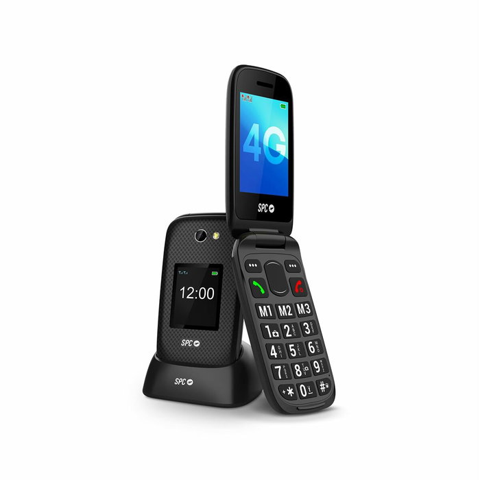 Téléphone portable pour personnes âgées SPC 2337N Noir 128 GB 2,8"