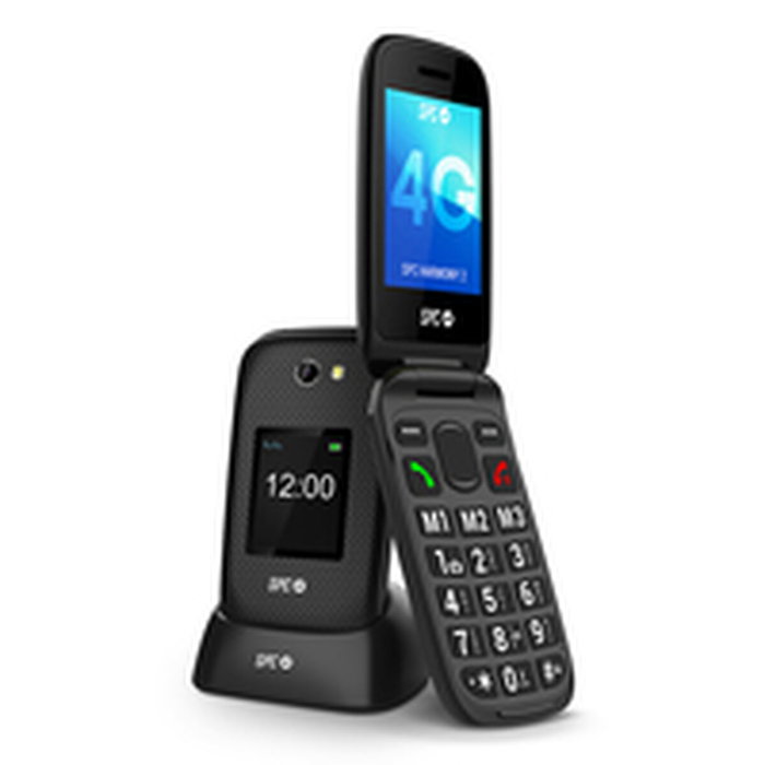 Téléphone portable pour personnes âgées SPC 2337N Noir 128 GB 2,8"