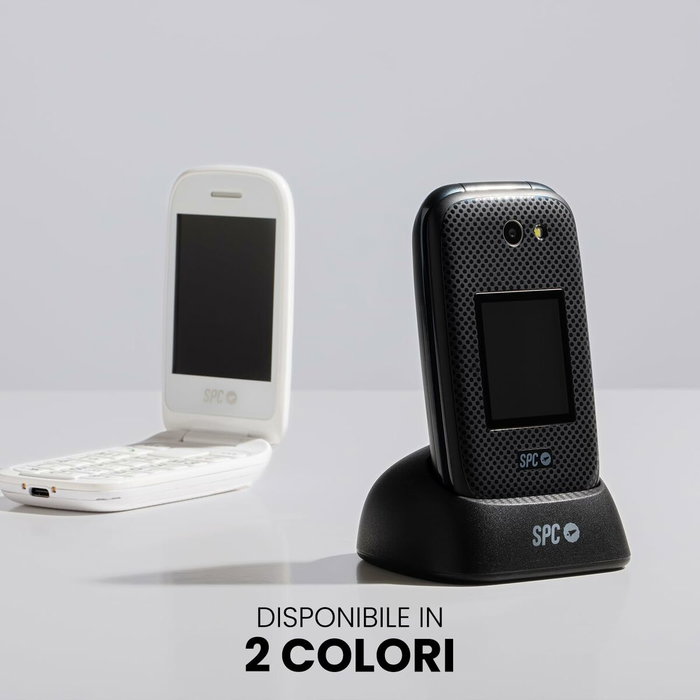 Téléphone portable pour personnes âgées SPC 2337N Noir 128 GB 2,8"
