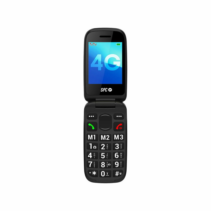 Téléphone portable pour personnes âgées SPC 2337N Noir 128 GB 2,8"