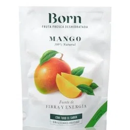 BORN Mango déshydraté 40g – Fruit 100% naturel, sans sucre ajouté, vegan