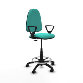 PIQUERAS Y CRESPO Chaise de Bureau BFN01RN Turquoise