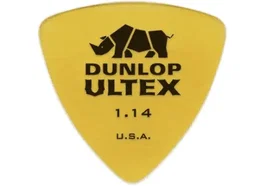 DUNLOP Pack de 6 médiators Ultex Triangle Amber - 1.14 mm