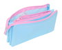 Safta - Porte-tout triple Frozen - Plateau de jeu et rangement pour enfants - Dimensions 22 x 12 x 3 cm