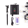 Chaîne 25 Ampoules LED G40 2700K 9,5M Solaire avec Panneau et Télécommande