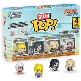 Funko Bitty POP! Naruto Shippuden Team 2 - Pack de 4 figurines en vinyle