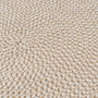 BigBuy Home Tapis Blanc Beige 90 x 90 x 0,2 cm