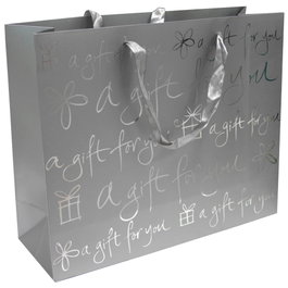 Party Time Sac cadeau 32x26x11 cm avec message « A gift for you »