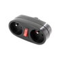 Chacon Multiprise Biplite 16A avec Interrupteur Anthracite