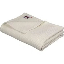 Dodo Plaid en Coton Caresse Coloris Nature - DODO - Doux et Chaud 435 g/m2 - Lavable - Finitions Franges - 65% Coton, 20% Polyester, 15% Acrylique