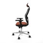 Piqueras y Crespo Chaise de Bureau avec Appui-tête Jorquera 3D086N1 Marron Noir