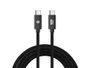 Conceptronic ETTA02B20 Câble USB Macho-Macho 2m Noir 100W PD