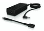 HP 90W Smart AC Adapter, Bloc d'alimentation pour ordinateur portable HP avec connecteur à angle droit et clé de conversion 4.5mm/7.4mm