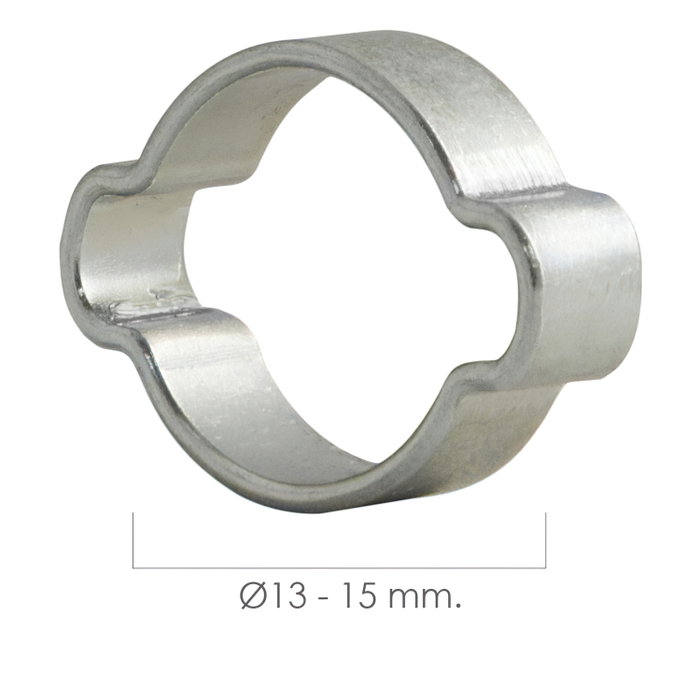 WOLFPACK LINEA PROFESIONAL Abrazadera à deux oreilles Ø 13-15 mm.</div> WOLFPACK LINEA PROFESIONAL Abrazadera à deux oreilles Ø 13-15 mm.</div>
