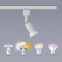 Philips Easylink Tobia Spot LED GU10 Blanc Orientable 5W Aluminium Compatible Riel